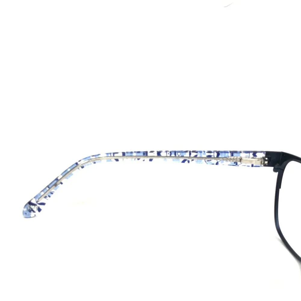 Draper James Eyeglasses Frames DJ1002 414 INDIGO Blue Clear Cat Eye 49-16-130
